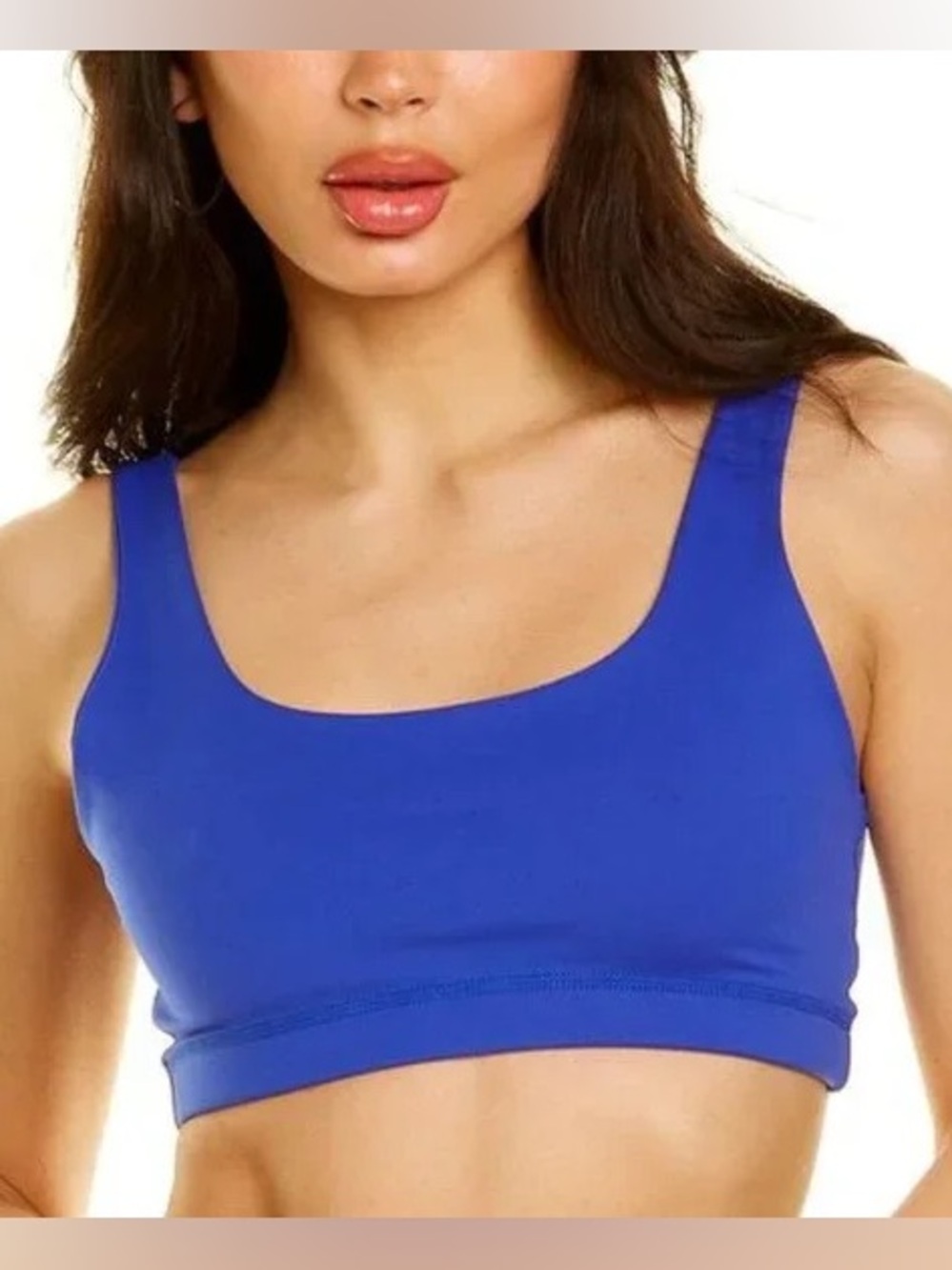 WeWoreWhat scoop bra top royal blue size small
